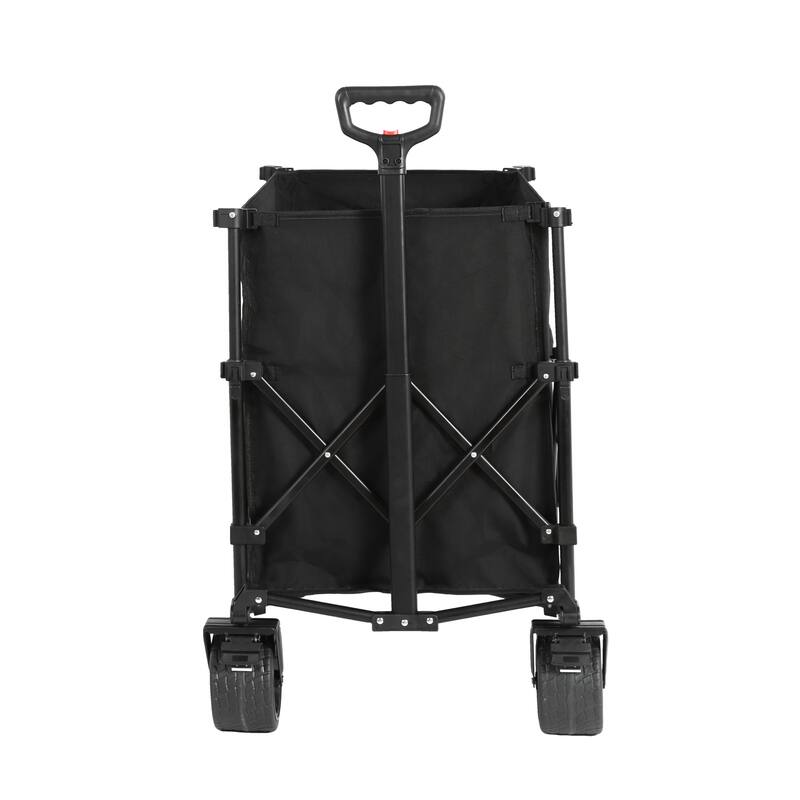 Beach Wagon with Big Wheels, Drink Holders, 300L Capacity, Foldable