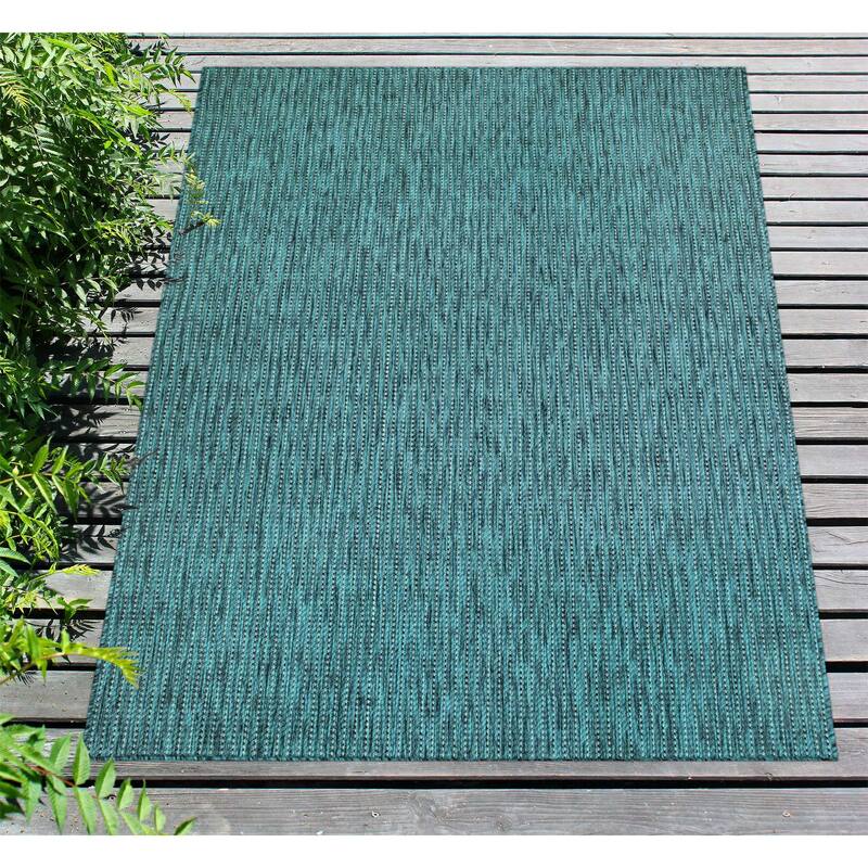 Liora Manne Carmel Textured Striped Indoor/ Outdoor Area Rug
