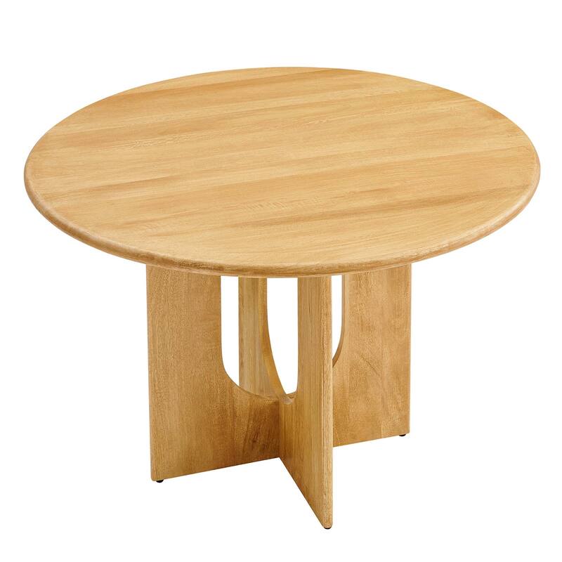 Rivian Round 48" Wood Dining Table - Oak