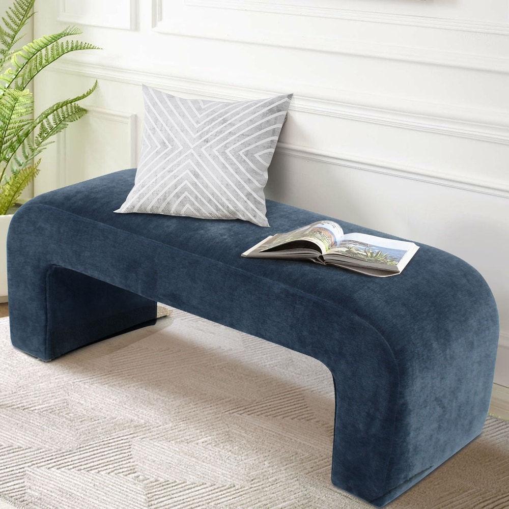 Small top blue bench