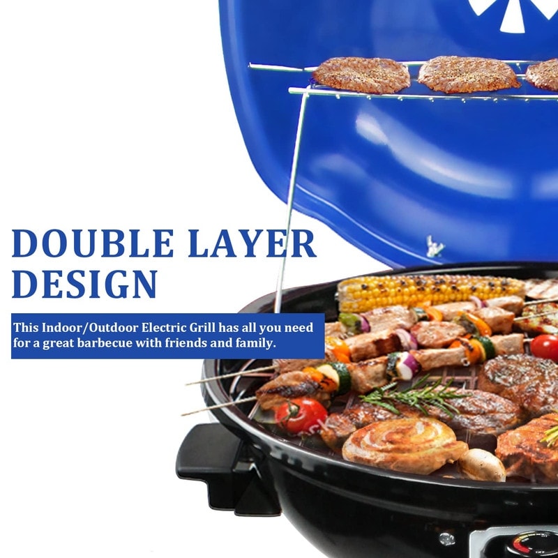 De'Longhi Healthy Indoor Grill with Die-Cast Aluminum Non-Stick Cooking  Surface 