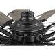 preview thumbnail 10 of 16, Springer II Collection 60-in Twelve-Blade Matte Black Modern Farmhouse Windmill Ceiling Fan - 60 in x 60 in x 16.26 in