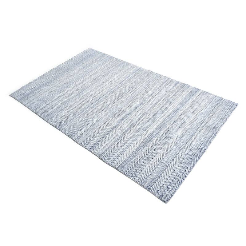 Overton Handmade Modern Contemporary Striped Indoor-Outdoor Area Rug