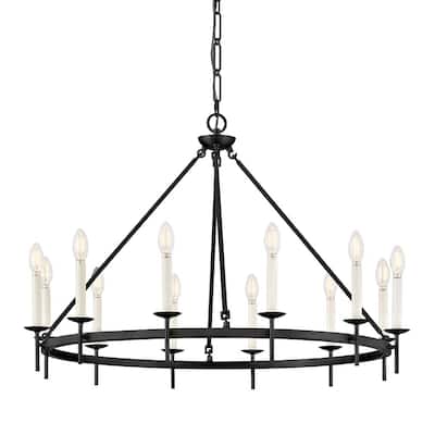 Hinkley Lighting 47476 Copley 12 Light 36" Wide Taper Candle Style