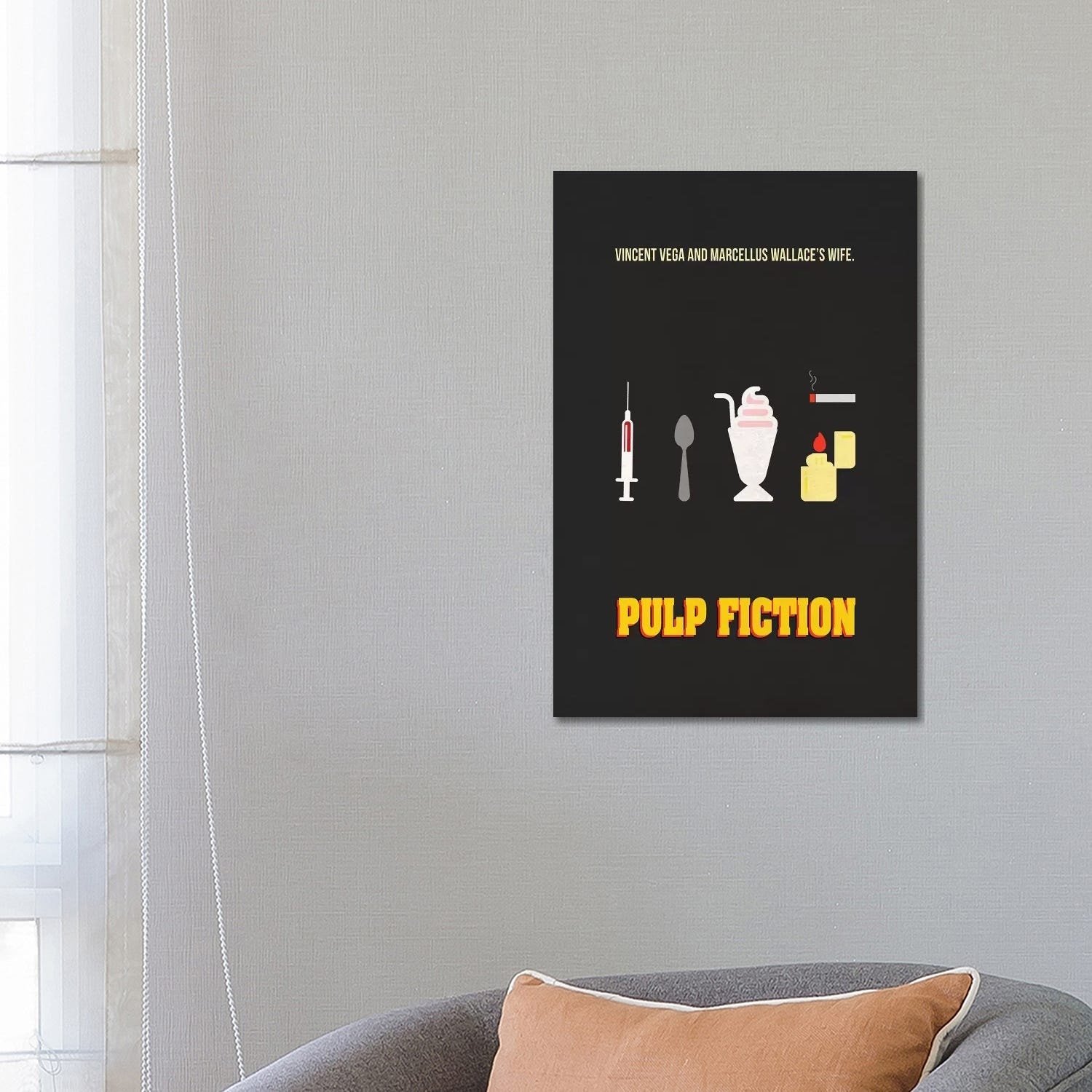 ArtStation - Pulp Fiction - minimalist poster