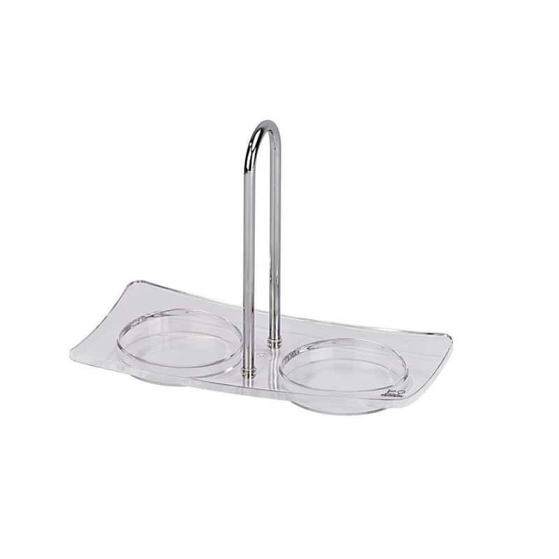 Peugeot 25854 Linea Salt and Pepper Mill Tray, Acrylic - Clear