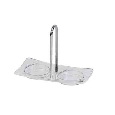 Peugeot 25854 Linea Salt and Pepper Mill Tray, Acrylic - Clear