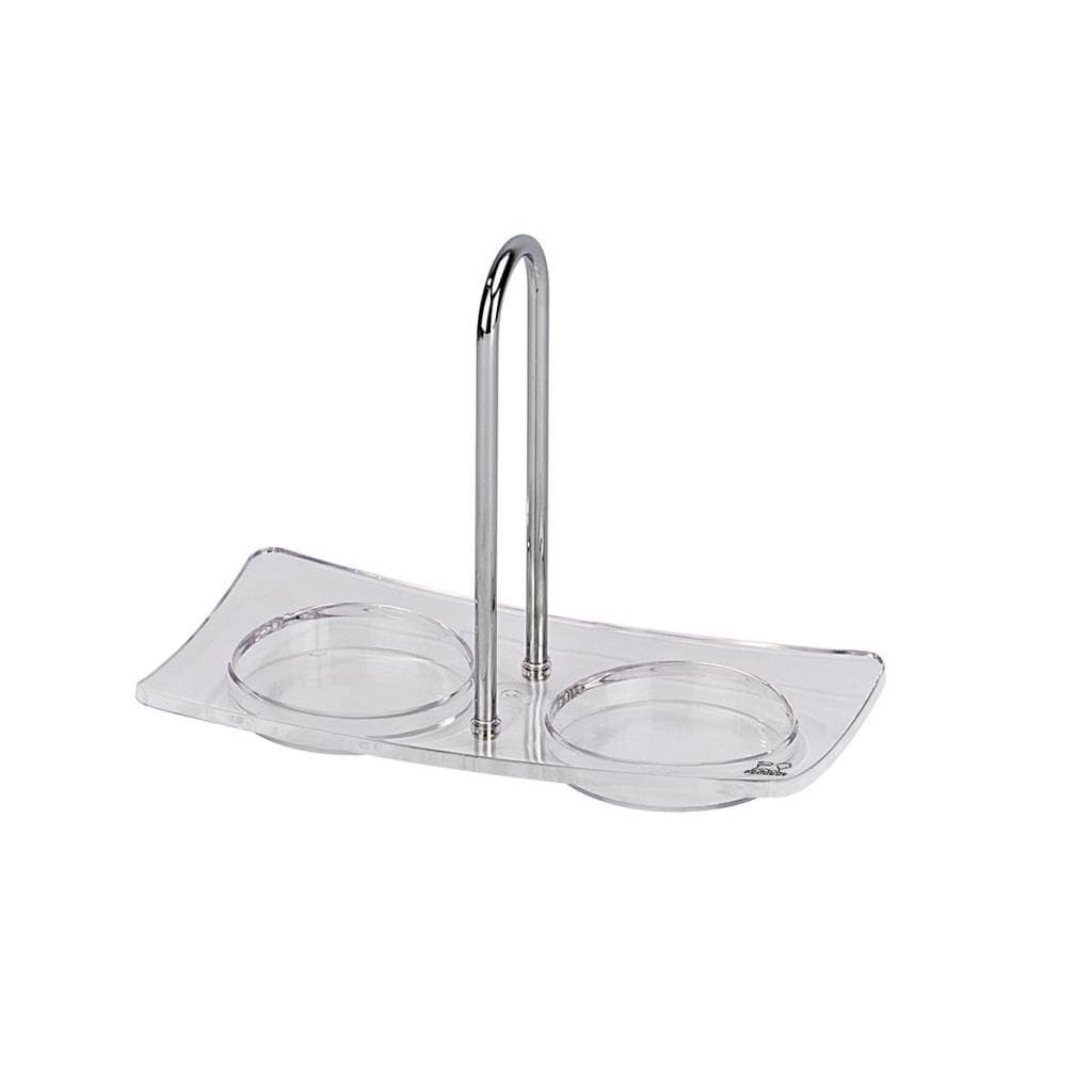 Peugeot 25854 Linea Salt and Pepper Mill Tray, Acrylic - Clear