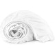 preview thumbnail 8 of 9, Organic Cotton Sateen 500 Thread Count Fitted Sheet White - Full