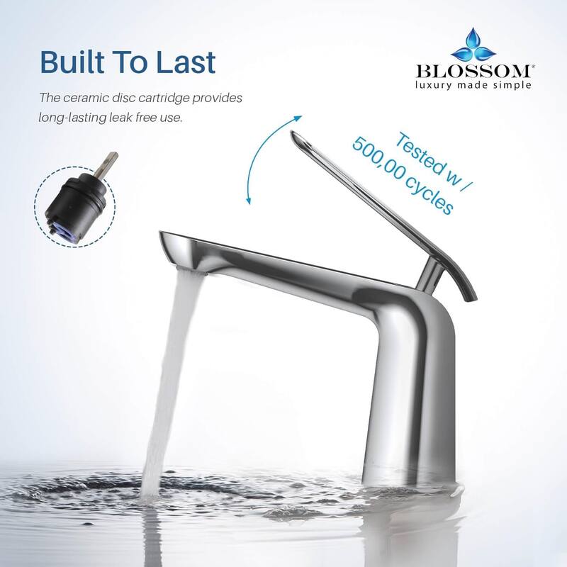 Blossom Single Handle Bathroom Sink Faucet