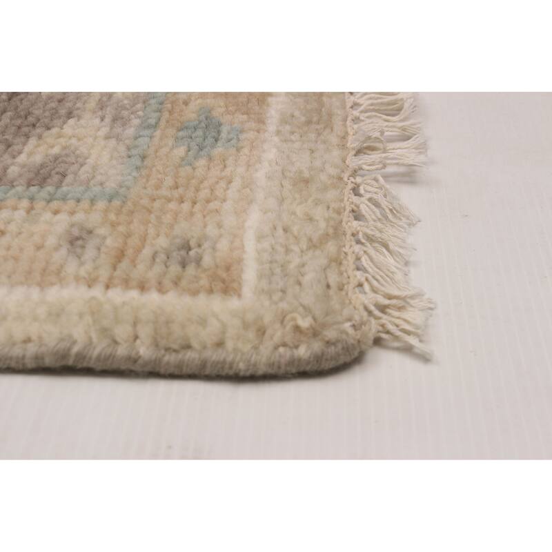 ECARPETGALLERY Hand-knotted Jules Serapi Taupe Wool Rug - 7'10 x 9'10