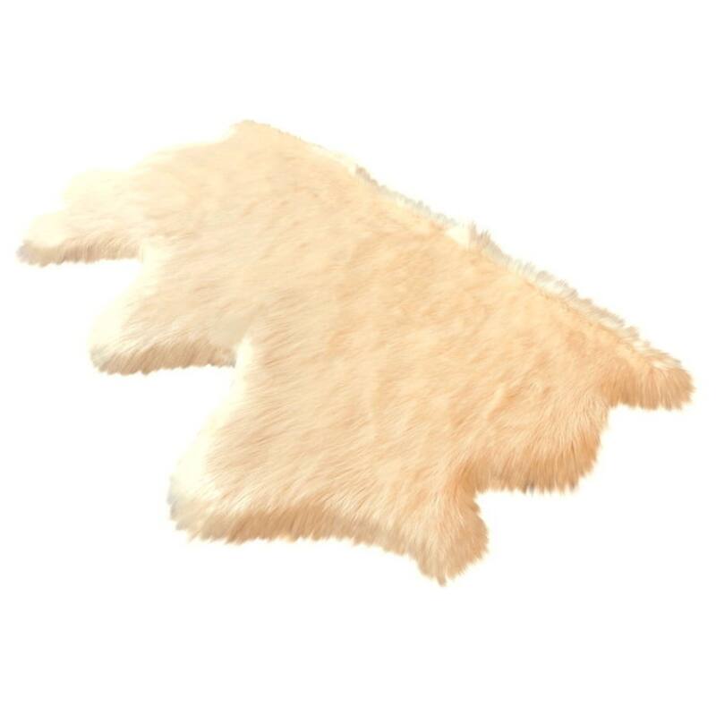 Ovella Home Premium Luxurious Faux Sheepskin 3-Pelt Plush Shag Area Rug - 3' x 5'6' - 3' x 6'