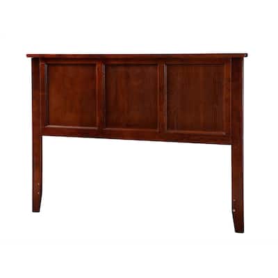 Wood Panel Headboard with Classic Detailing and USB Charger, Fits Standard Frames for a Timeless Bedroom Look