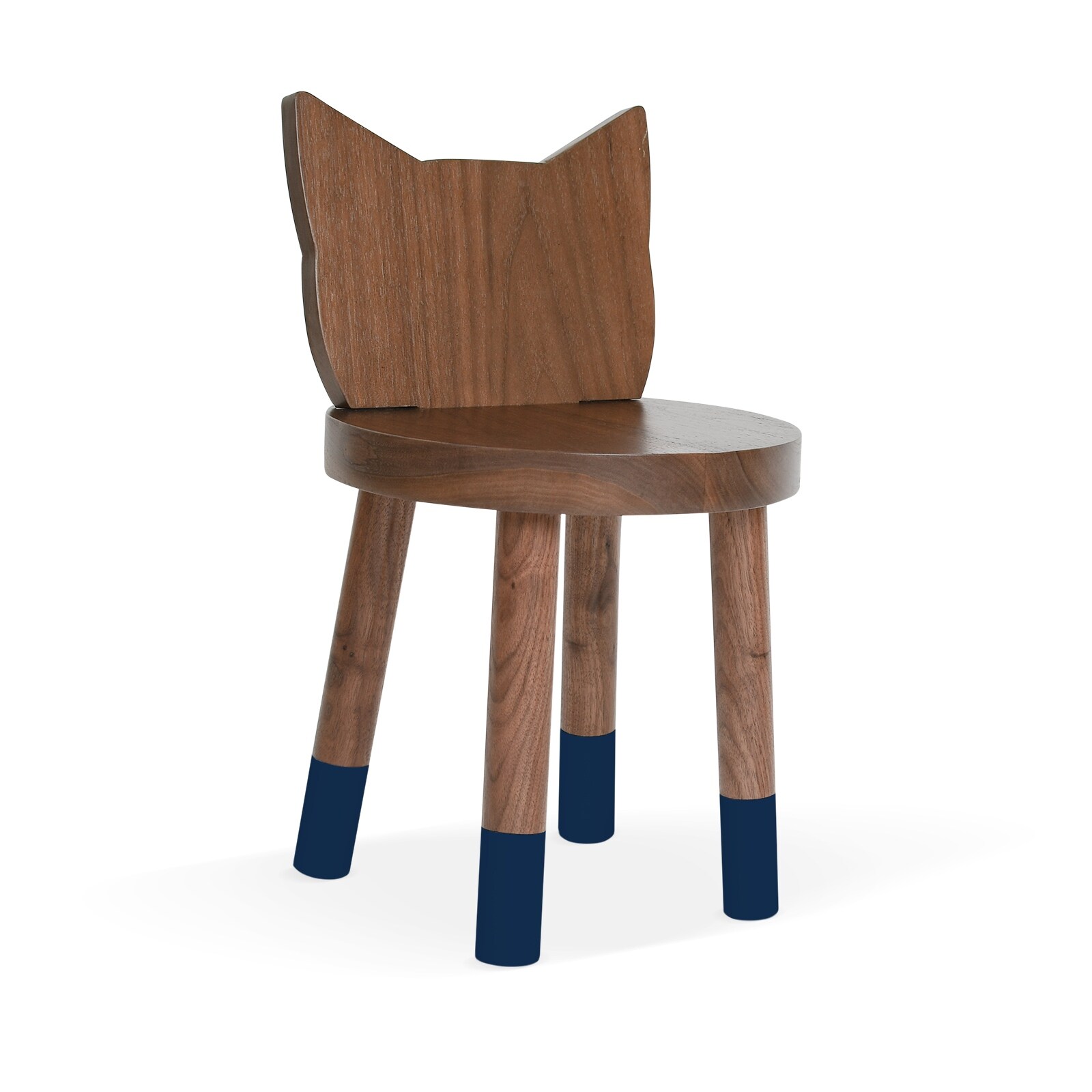 Kitty Kids Chair Set of 2 Solid Walnut Custom Made to Order Bed Bath Beyond 32562593