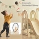 preview thumbnail 21 of 33, Kids Slide with Bus Play Structure, Freestanding Bus Toy with Slide for Toddlers, Bus Slide Set with Basketball Hoop