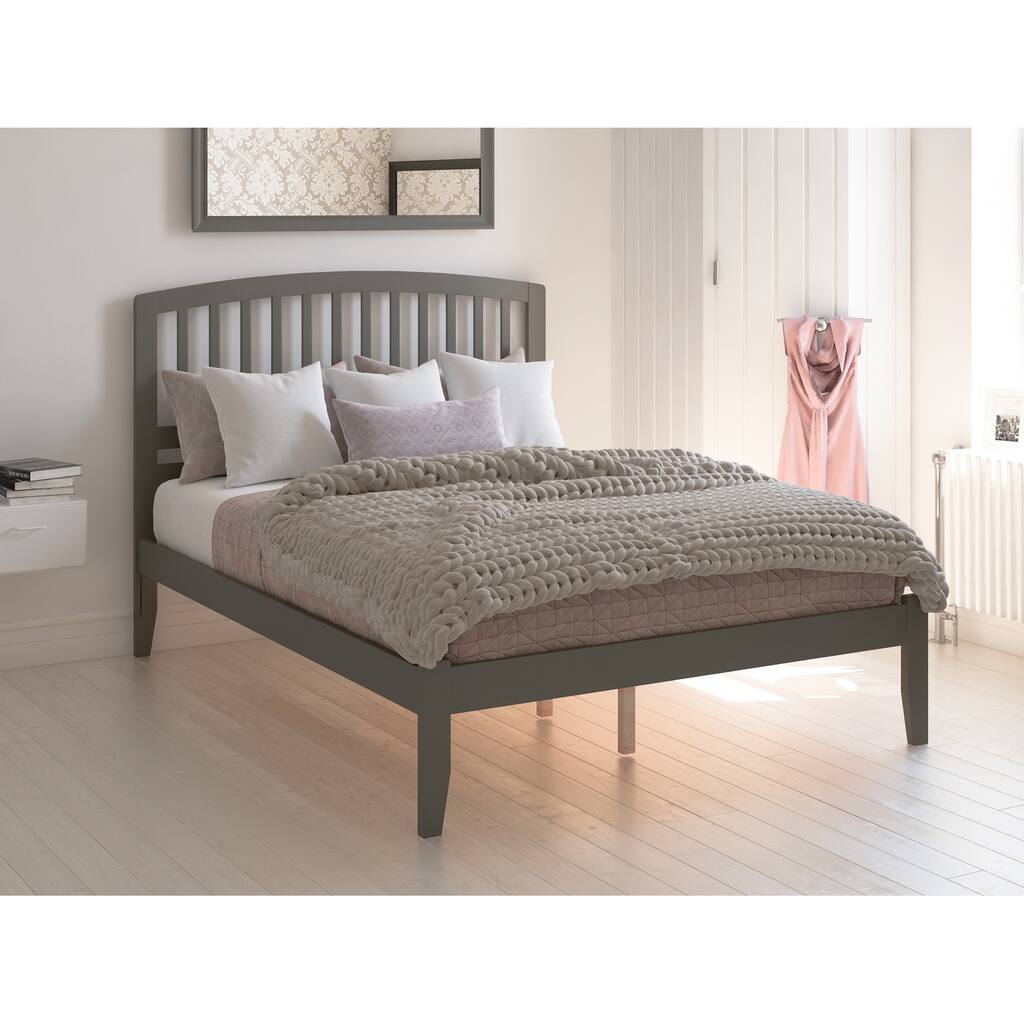 Richmond King Platform Bed in Grey