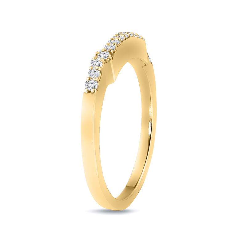Auriya 14k Gold 1/2ctw Diamond Wedding Band