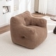 preview thumbnail 11 of 68, Bean Bag Sofa Chair with Armrests Stuffed High-Density Foam