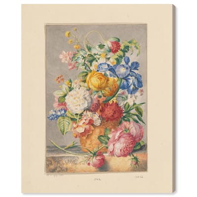 Bloemenstilleven 1777 Canvas by Art Remedy, Gallery Wrapped