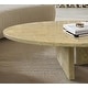preview thumbnail 7 of 17, 35.4" Natural Marble Stone Coffee Table