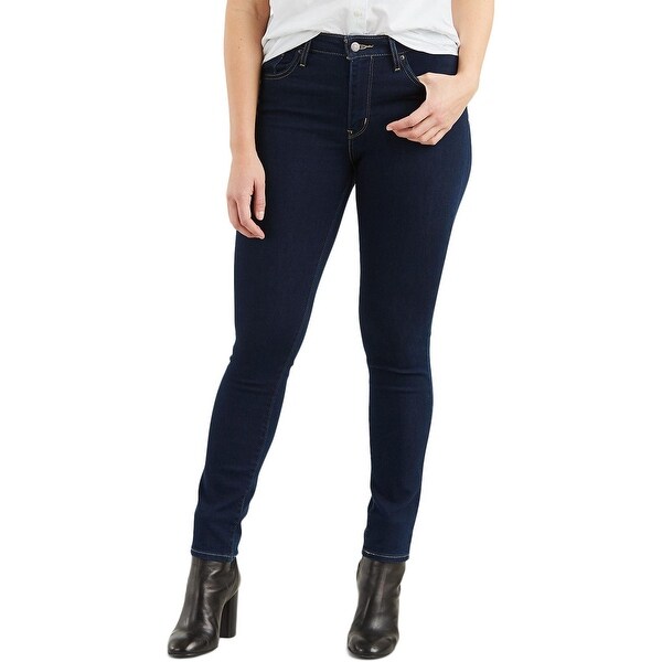 levi's dark wash skinny jeans