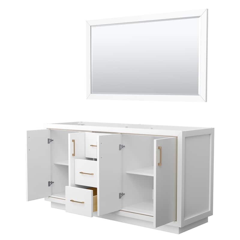 Wyndham Collection WCF1111-66D-CX-M58 Icon 66" Double Free Standing