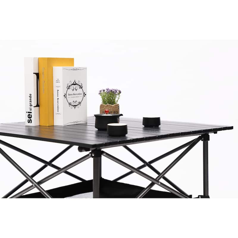 Set of 5, Folding Outdoor Table and Chair Set