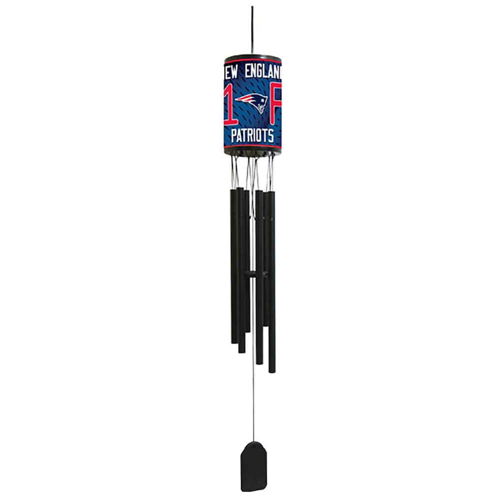 NFL Wind Chime, #1 Fan with Team Logo, New England Patriots