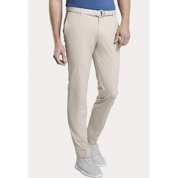Shop Perry Millar Mens Golf Pants Beige Size 34x34 Stealth