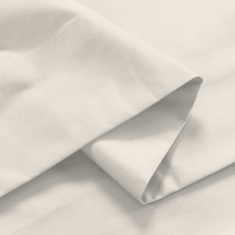 Purity Home Organic 100% Cotton Ultra-Light Percale Pillowcase Set