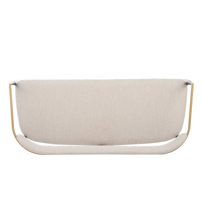 Christopher Knight Home - Elias Modern Metal Loveseat Settee with Elegant Upholstered Seating