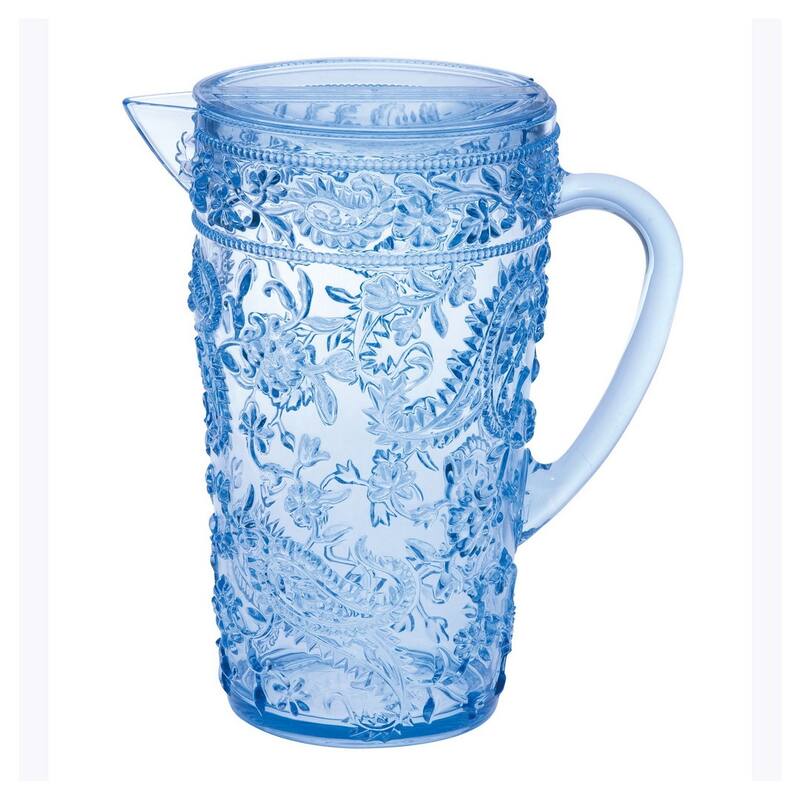 2.5 Quarts Water Pitcher with Lid - Blue