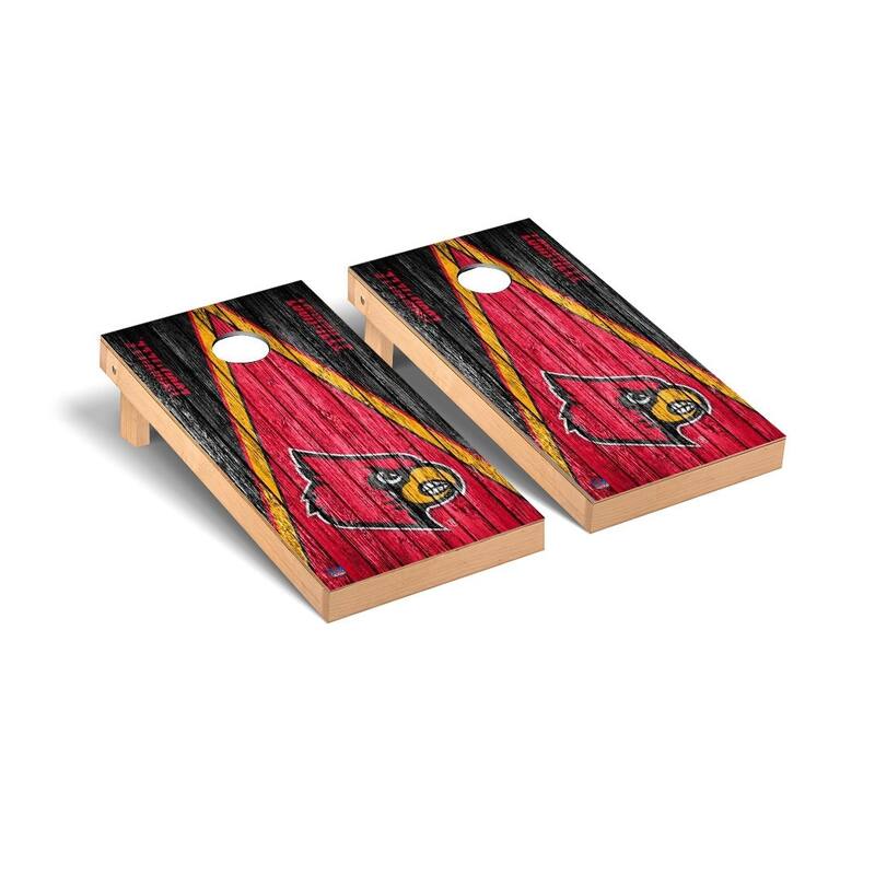 Louisville Cardinals 2x4 Pro Cornhole Boards - V8 - Include Carrying Case