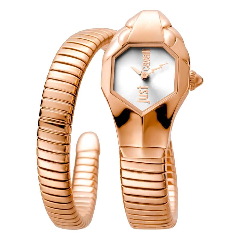 Just Cavalli Women's Snake Silver Dial Watch - JC1L001M0065 - 6 (36)