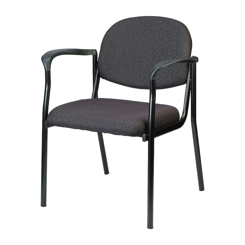 Eurotech Seating Dakota Fabric Back Guest Chair - Charcoal