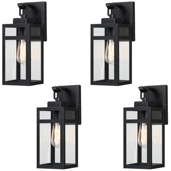 slide 2 of 17, 4PK-1 Light Outdoor Wall Light 5"x6.58"x13.88"