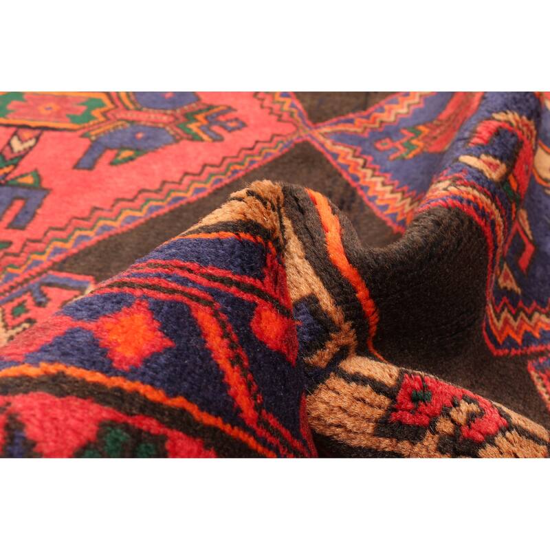 ECARPETGALLERY Hand-knotted Konya Anatolian Black Wool Rug - 4'3 x 6'9