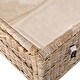 preview thumbnail 10 of 14, happimess Caden 46" Wicker Storage Trunk, Natural