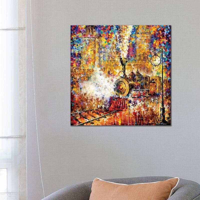 iCanvas "Last Train" by Leonid Afremov Canvas Print - 26x26x1.5