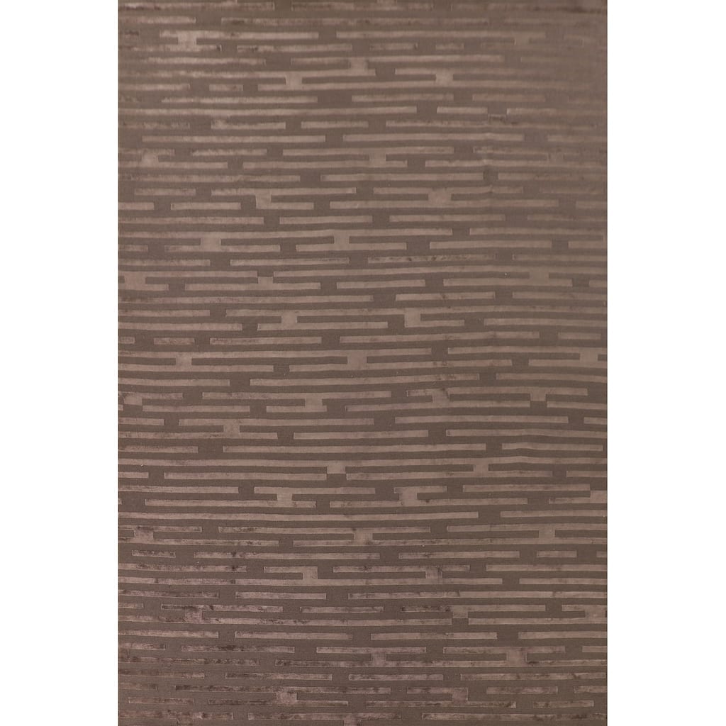 Striped Nepalese Oriental Large Area Rug Handmade Wool Carpet - 10'1" x 13'7"