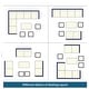 preview thumbnail 5 of 17, 9-Seat Wicker Patio Dining Set with Ottomans