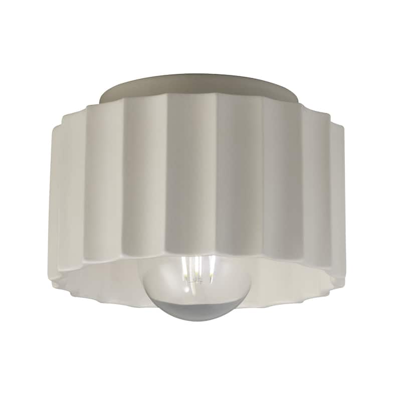 Justice Design Group Radiance Outdoor Gear Ceramic Flush-Mount Light