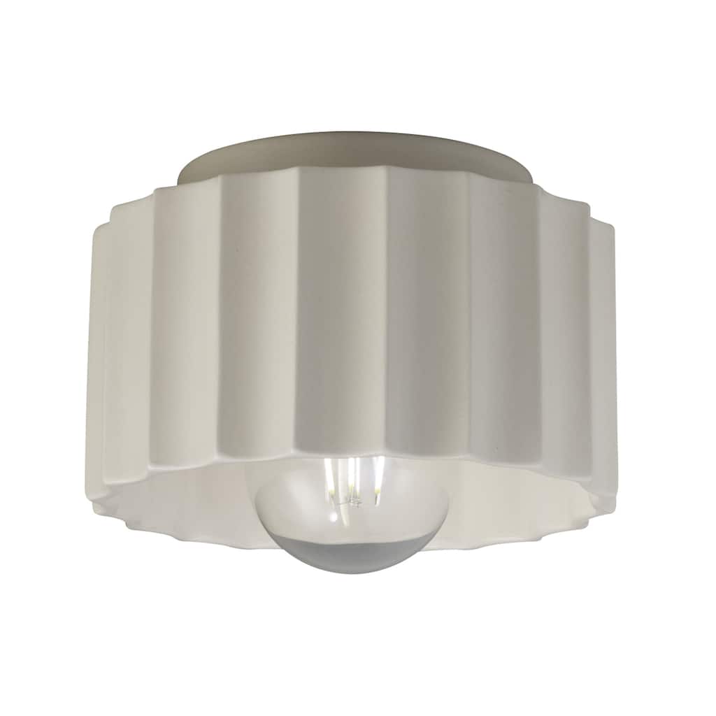 Justice Design Group Radiance Outdoor Gear Ceramic Flush-Mount Light