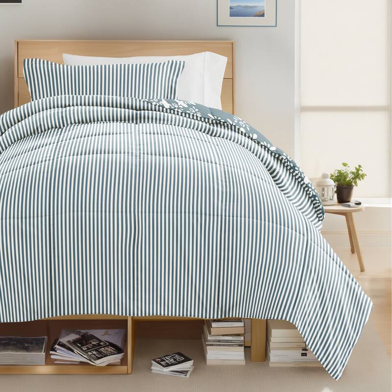 8pc Twin XL Pattern Dorm Bedding Bundle