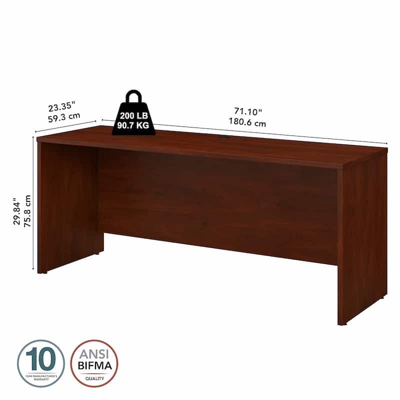 Studio C Laminate Credenza Desk by Bush Business Furniture