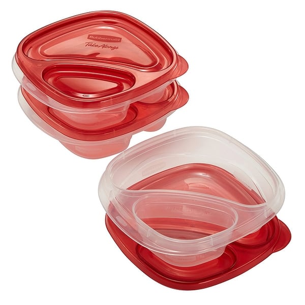Rubbermaid TakeAlongs Food Storage Containers, 5 Cup, 3 Pack-Free Shipping