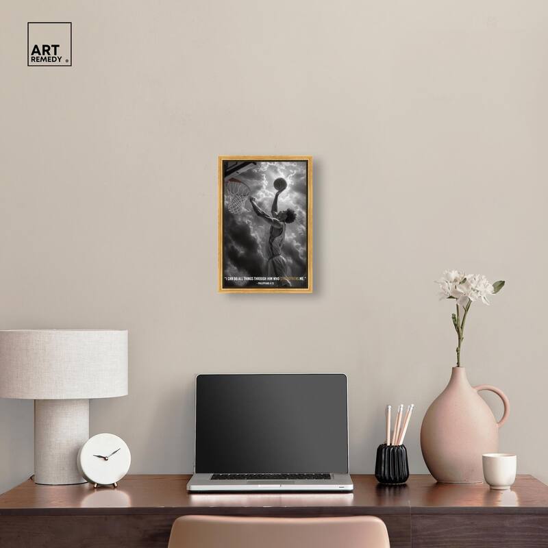 Strengthen Me Canvas by Art Remedy