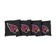 preview thumbnail 1 of 1, Arizona Cardinals NFL White Cornhole Bags All-Weather Resin Filled