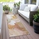 preview thumbnail 45 of 118, Machine Washable Indoor/Outdoor Abstract Dream Chantille Rug Mauve - 2'3" x 7'6"