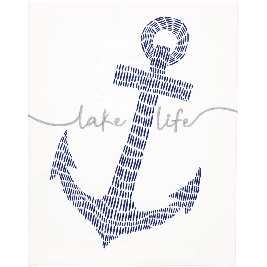 Pavilion Lake Life Embroidered Plaque